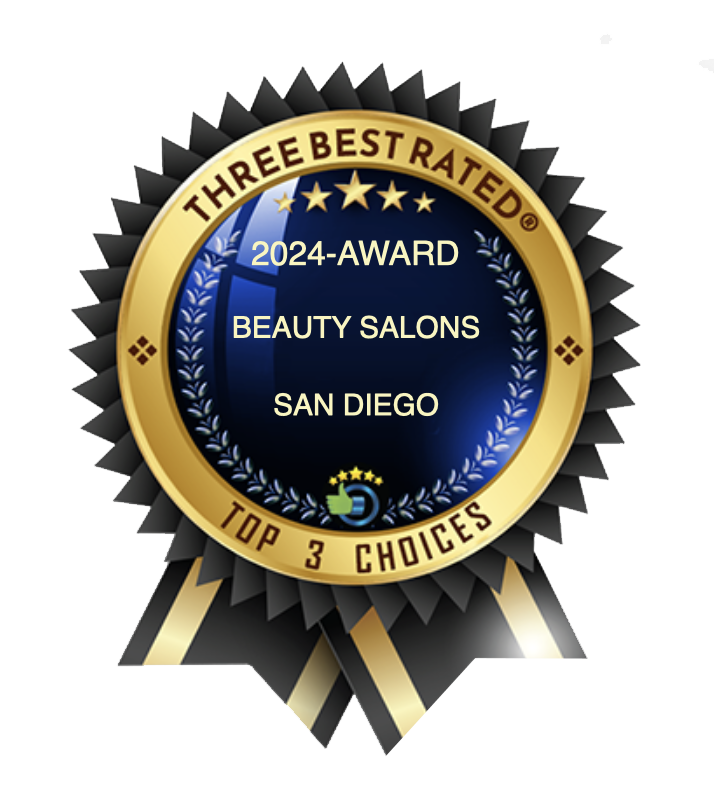 Three Best Rated 2024 Award — Top 3 Beauty Salons in San Diego